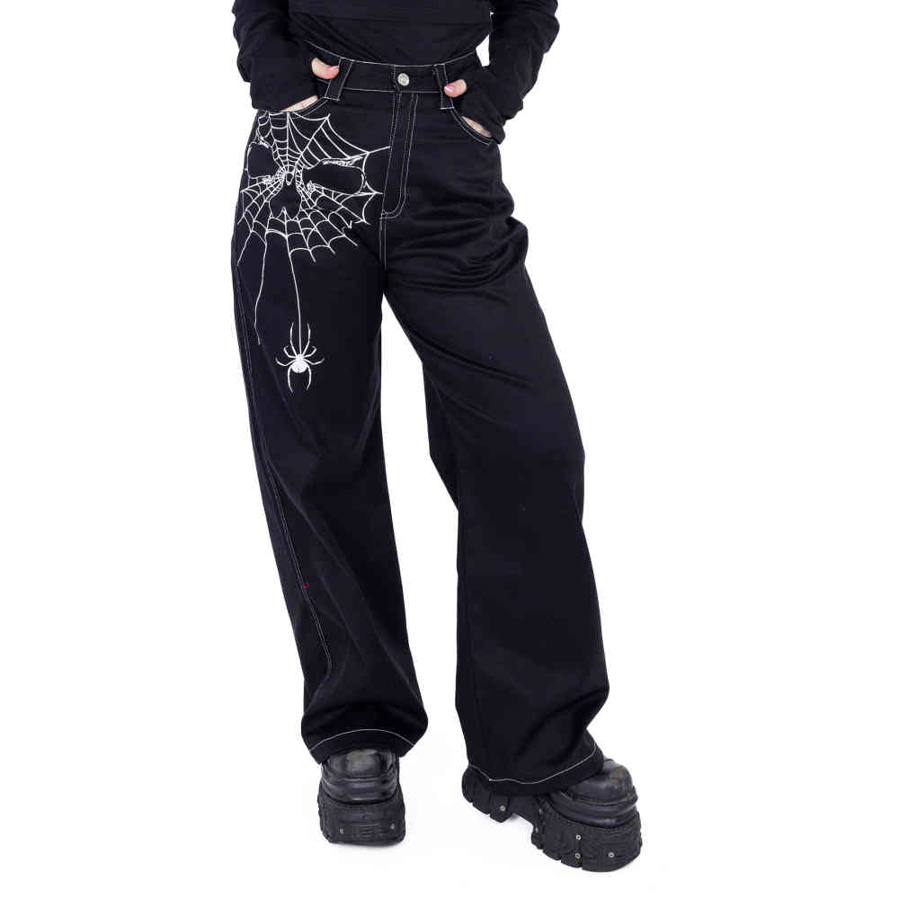 Heartless - Widow Maker Broek rechte pijpen - Zwart